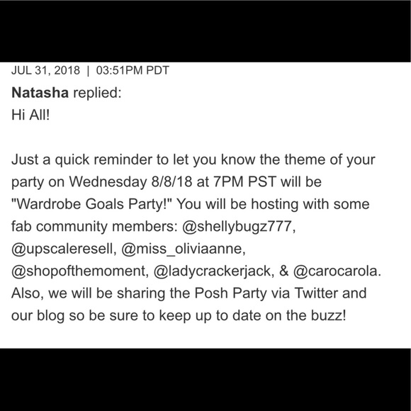 My❤️1st Posh Party-❤️Wed, 8/8/18❤️10 pm EST🌹 - Picture 6 of 8